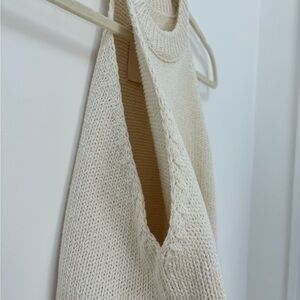 High neck line knit crop top from Cordera